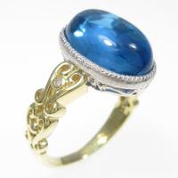 K18YG／K18WG ブルートパーズリング