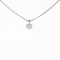 【新品】プラチナダイヤモンドネックレス 0．212ct・D・SI2・VG