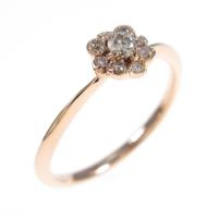 サマンサティアラ フラワー ダイヤモンドリング