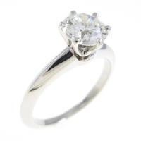 ティファニー クラシックソリティア リング 1．01ct