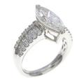 【リメイク】プラチナ ダイヤモンドリング 2．315ct・F・SI2・マーキスカット