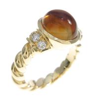 750YG シトリンリング