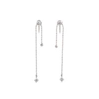 K14WG ホワイトトパーズイヤリング