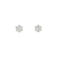【リメイク】K18YG／STダイヤモンドピアス 0．509ct・0．518ct・K・VS1?2・VG?GOOD