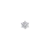 【リメイク】ST／プラチナダイヤモンドリング 0．705ct・G・I1・FAIR 片耳