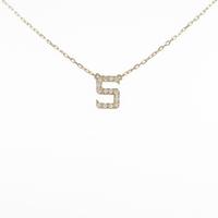 アーカー イニシャルS ネックレス