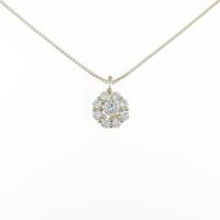 K18YG ダイヤモンドネックレス