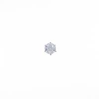 プラチナダイヤモンドピアス 0．303ct・G・SI1・3EXT 片耳