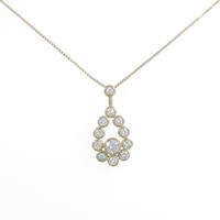 K18YG ダイヤモンドネックレス