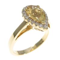 K18YG／K18WG シトリンリング