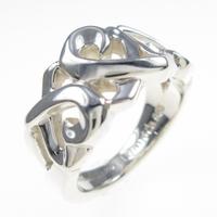 ティファニー トリプルラビングハート リング