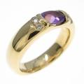 K18YG アメジストリング