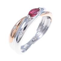 K18WG／K18PG ルビーリング