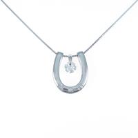 PT／K18WG 2WAY ダイヤモンドネックレス