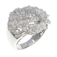 K18WG ダイヤモンドリング