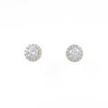 【リメイク】K18YG／STダイヤモンドピアス 0．529ct・0．539ct・H・VS1・VG