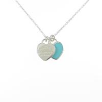 ティファニー リターントゥティファニー ミニ ダブル ハートタグ ネックレス