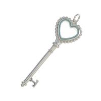 ティファニー ビーズハートキー ペンダント