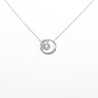 ヴァンドーム アクアマリンネックレス