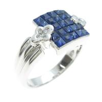 K18WG サファイヤリング