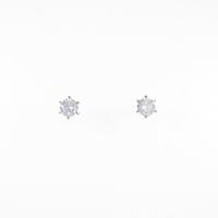 【リメイク】プラチナダイヤモンドピアス 0．342ct・0．347ct・E?F・I1・VG?GOOD