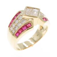 K18YG ルビーリング