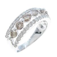 K18WG ダイヤモンドリング