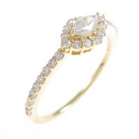 【リメイク】K18YG ダイヤモンドリング