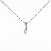 K18WG ダイヤモンドネックレス