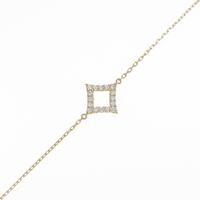 アーカー ダイヤモンド シェイプ ブレスレット