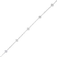 【リメイク】K18WG ダイヤモンドブレスレット