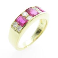 K18YG ルビーリング