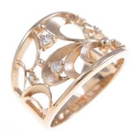 K18PG ダイヤモンドリング