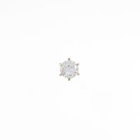 【リメイク】K18YG ダイヤモンドピアス 0．632ct・I・SI2・GOOD