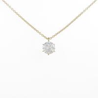 【リメイク】K18YG ダイヤモンドネックレス 0．498ct・I・VVS2・GOOD
