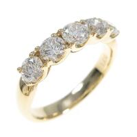 K18YG ダイヤモンドリング