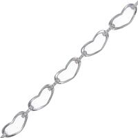 750WG ハート ダイヤモンドブレスレット