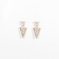 K18PG ダイヤモンドピアス
