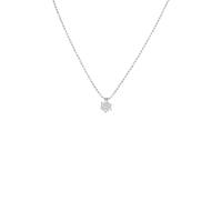 K18WG ダイヤモンドネックレス 0．311ct・G・I1・VG