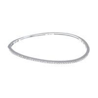 K18WG ダイヤモンドバングル