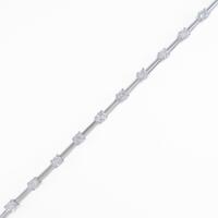 K18WG ダイヤモンドブレスレット