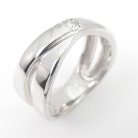 K18WG ダイヤモンドリング