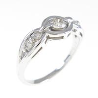 K18WG ダイヤモンドリング