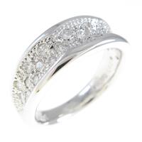 K18WG ダイヤモンドリング