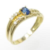 K18YG サファイヤリング