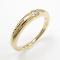 K18YG ソリティア ダイヤモンドリング