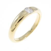 K18YG ソリティア ダイヤモンドリング