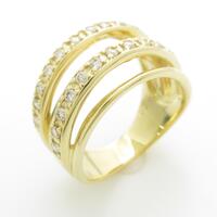 K18YG ダイヤモンドリング