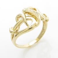 K18YG ダイヤモンドリング