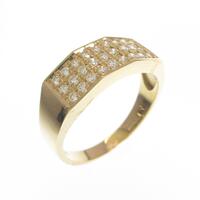 K18YG ダイヤモンドリング